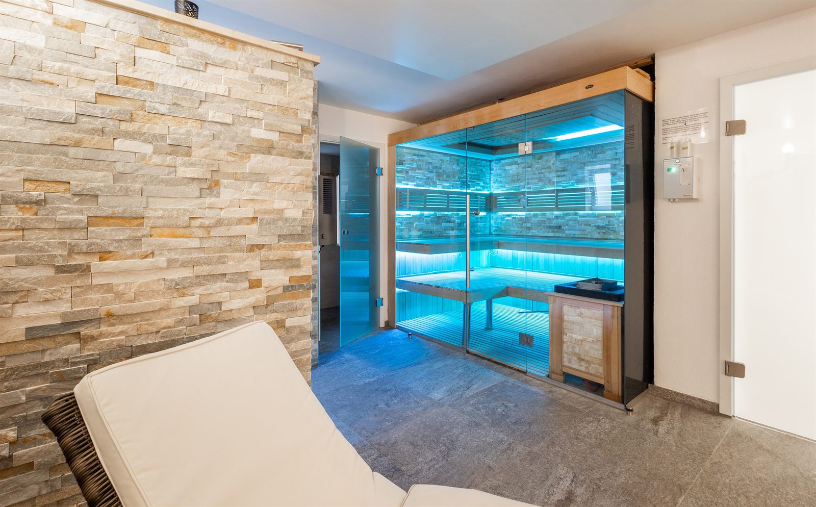 Die Sauna im Haus