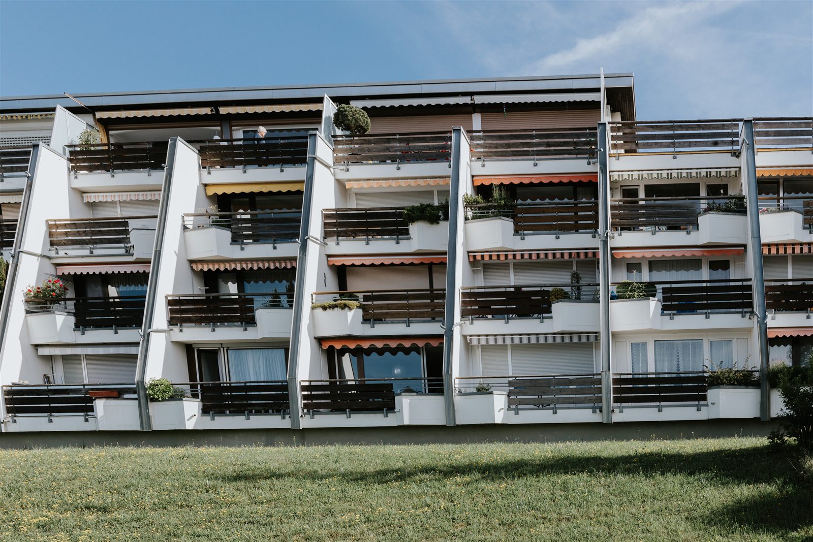 Die Rosenalm mit ihren markanten Balkonterrassen