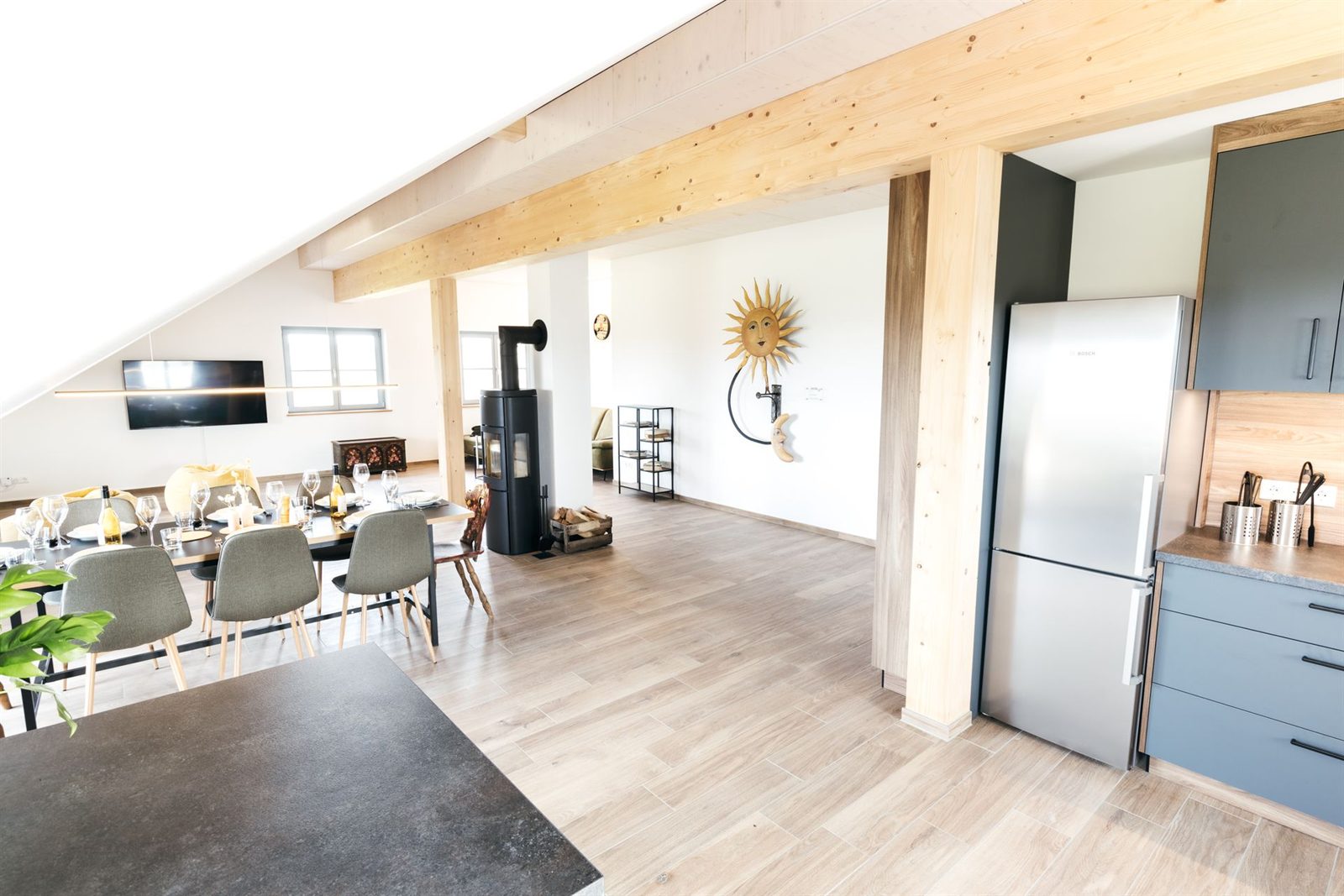 Das gesamte Ferienhaus (Hochberg) – Foto 4
